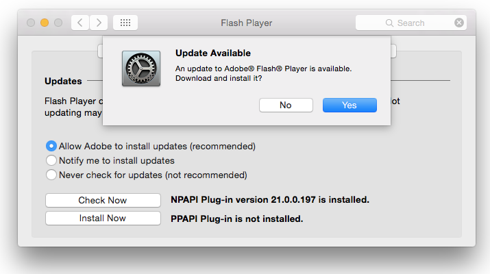 newest flash player for mac
